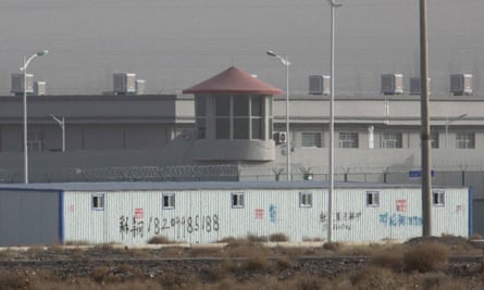 A Uighur detention centre in China’s Xinjiang region