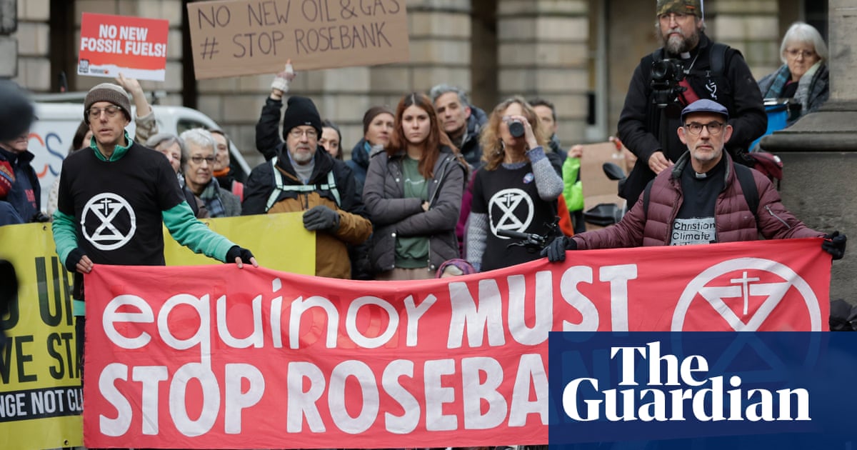 Rosebank oilfield decision ruled unlawful by Edinburgh court | Oil Rosebank oilfield decision ruled unlawful by Edinburgh court | Oil
