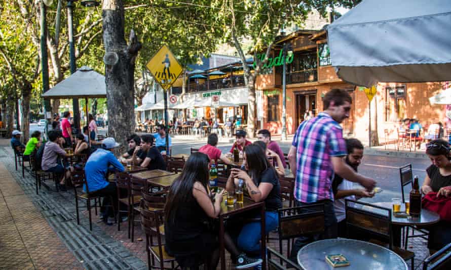 Cafe in Santiago’s Bellavista neighbourhood.