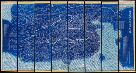 ‘Running like a great ocean across eight inky blue scrolls’: the All Under Heaven Complete Map of the Everlasting Unified Qing Empire, c1800. The British Library