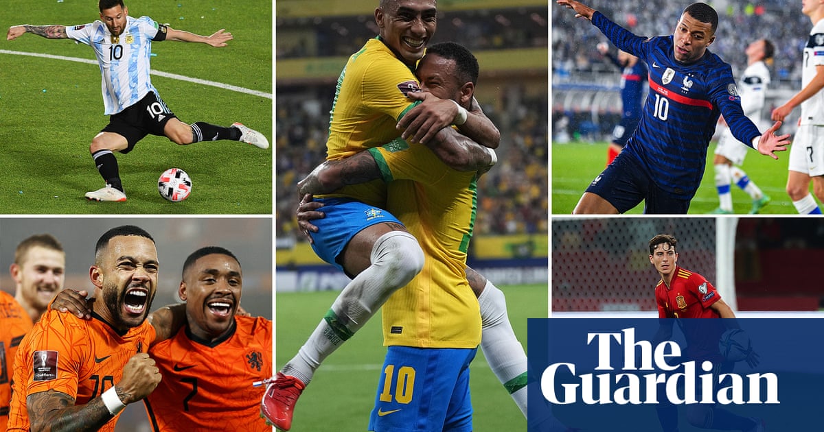World Cup 2022: ranking the top 10 contenders a year before Qatar