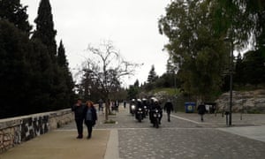 Coronavirus live news: new variant already in 'great majority if not all' European countries, says expert | World news 3 Greek mobile police units patrol central Athens