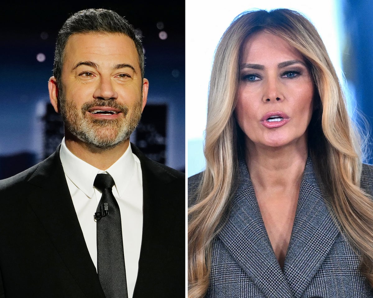 Jimmy Kimmel defends Melania 'widow' joke after the Trumps call for him to be fired | Melania Trump | The Guardian