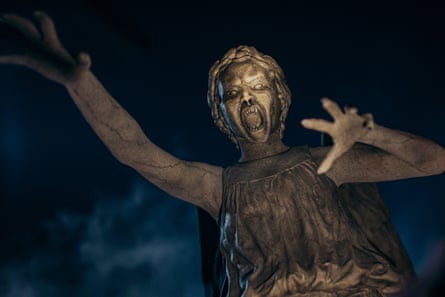 ‘Total scramble’ … a Weeping Angel in Doctor Who.
