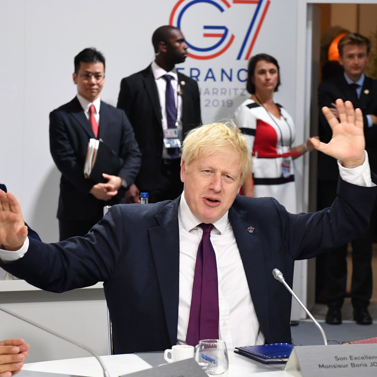 Britain Can Easily Cope With No Deal Brexit Claims Boris Johnson G7 The Guardian