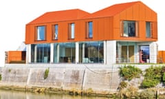 The Rusty House overlooking the river Ouse.