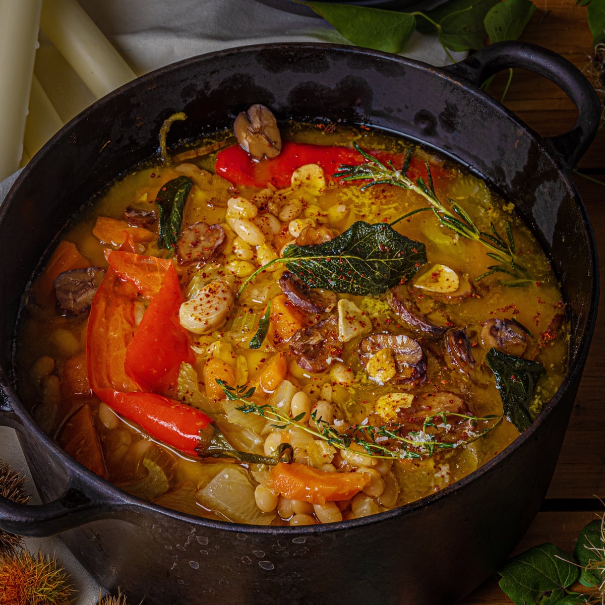 Pumpkin Bean And Chestnut Soup By Jeremy Lee Christmas Food And Drink The Guardian Pumpkin Bean And Chestnut Soup By Jeremy Lee Christmas Food And Drink The Guardian