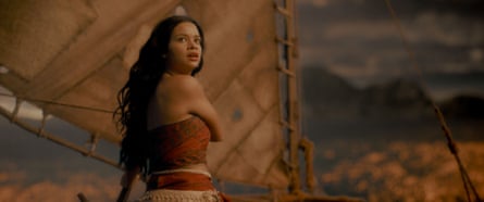 Looking back … Catherine Laga’aia as Moana in Disney’s live-action film.