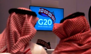 G20 finance ministers and central bank governors are meeting in Riyadh, Saudi Arabia.