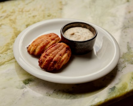 Appalachia’s cheddar and jalapeño cornbread madeleines.