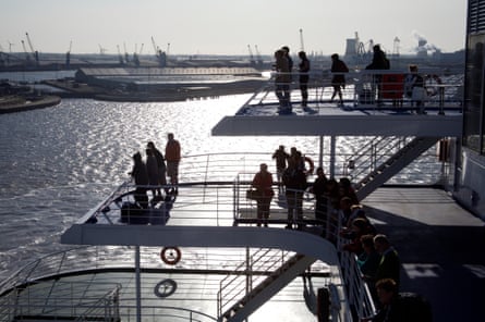 Arriving in Rotterdam on the ferry from Hull.