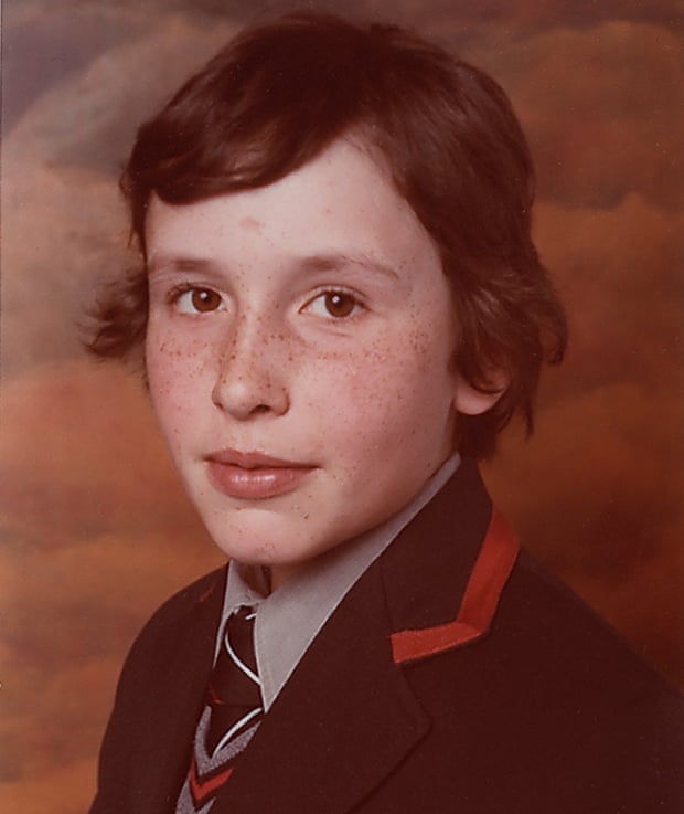 Steve Coogan in school uniform