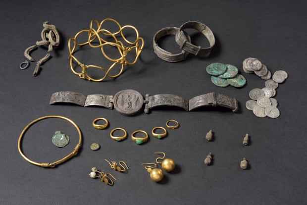 The Fenwick treasure, buried in Roman Colchester for safekeeping during the Boudiccan revolt.