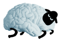 Sheep made from brain