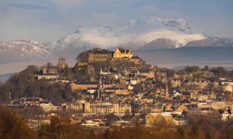 A view of the city of Stirling in Central Scotland
