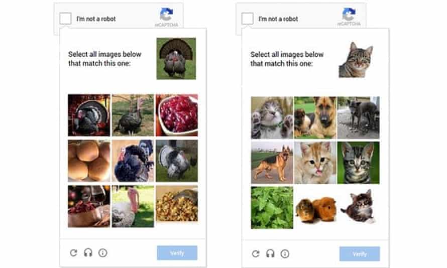 Picture matching is faster and easier for humans, but remains hard for robots.