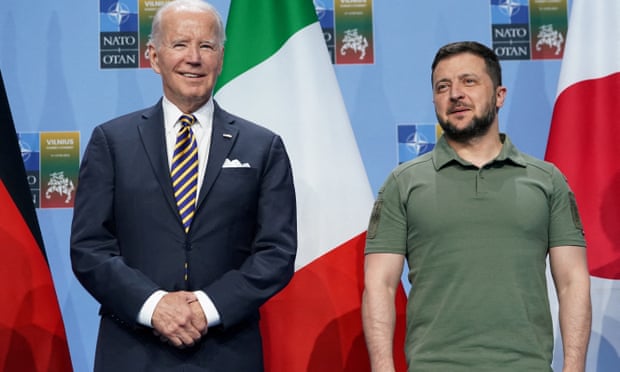 Russia-Ukraine war: Joe Biden and Volodymyr Zelenskiy to meet for talks in Normandy – as it happened | Ukraine | The Guardian