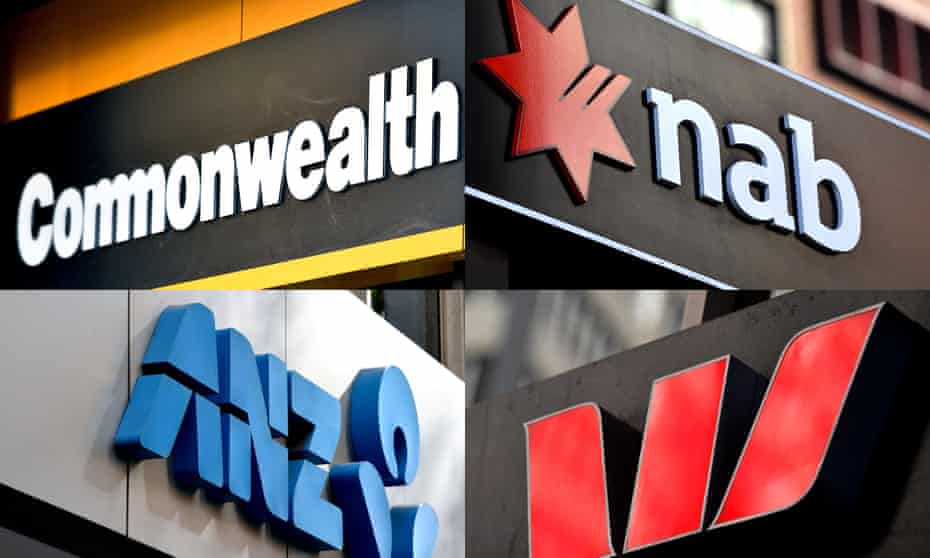 Logos of big four banks