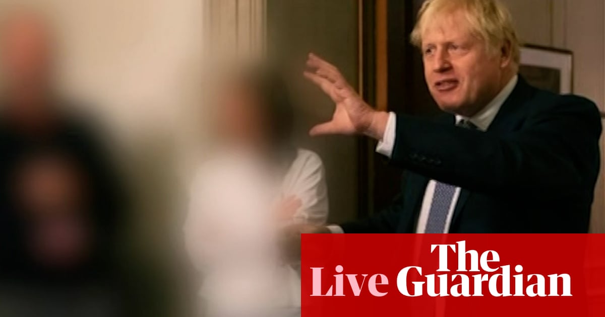 Claims Boris Johnson joked he was at ‘most unsocially distanced party in UK’ at No 10 Partygate event for which escaped fine – live