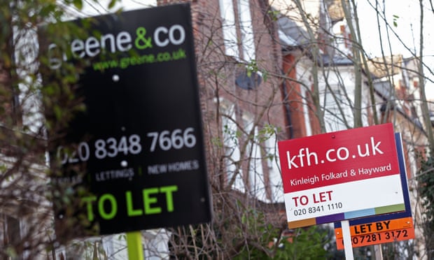 To Let signs outside houses
