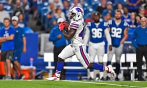Former England rugby union player Christian Wade scores on first NFL touch Former England rugby union player Christian Wade scores on first NFL touch