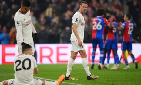 A bad night for Jonny Evans and Manchester United.