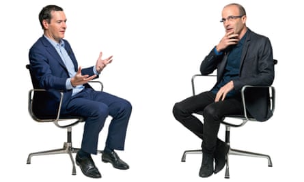 George Osborne and Yuval Noah Harari