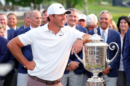 Brooks Koepka after winning the US PGA Championship