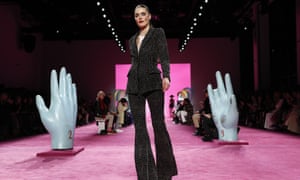 A show for the Christian Siriano collection at New York fashion week in February.