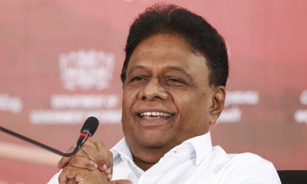 Dullas Alahapperuma, candidate for Sri Lankan president.