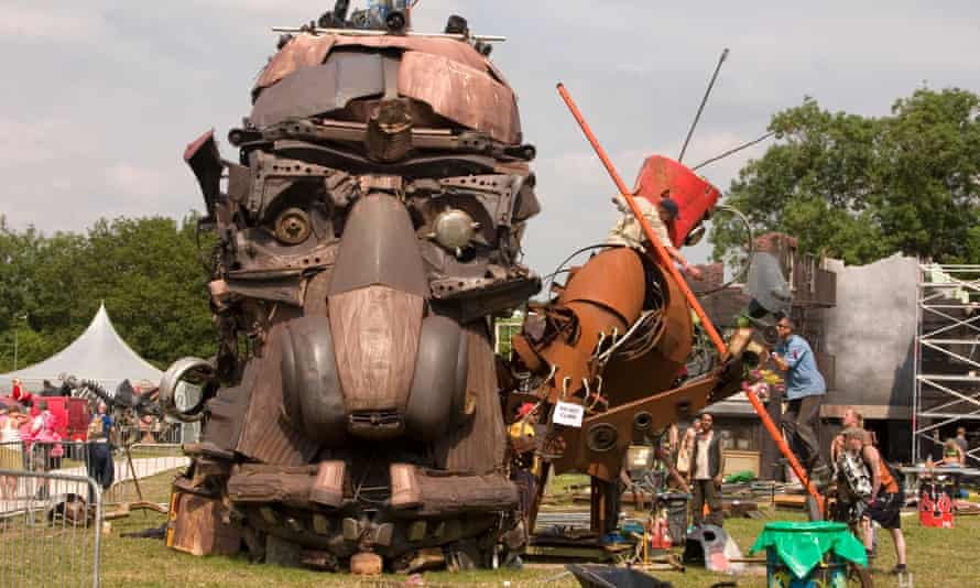One of Mutoid Waste Company’s creations takes shape