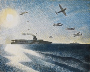 HMS Glorious In The Arctic,by Eric Ravilious