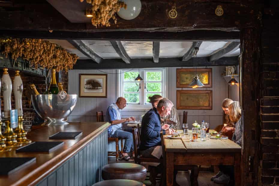 The Compasses Inn, Kent:  ‘Makes you feel temporarily that everything is right with the world’.