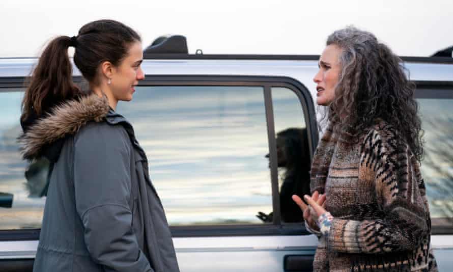 Alex (Margaret Qualley) and Paula (Andie MacDowell) real-life mother and daughter who played those roles in Maid, 2021