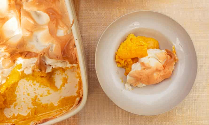 ‘I dug out a forgotten old pudding the other day’: St Clements queen of puddings.