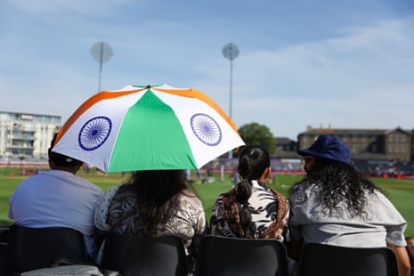 India fans look on during the Fourth Vitality T20 International match between England and India at The Seat Unique Stadium, Bristol.
