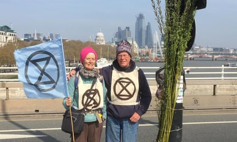 Robert Rivett retired GP Extinction Rebellion climate crisis demonstration London