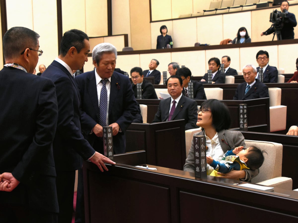 Japanese Politician In Baby Row Thrown Out Again For Sucking Cough Drop Japan The Guardian Japanese Politician In Baby Row Thrown Out Again For Sucking Cough Drop Japan The Guardian