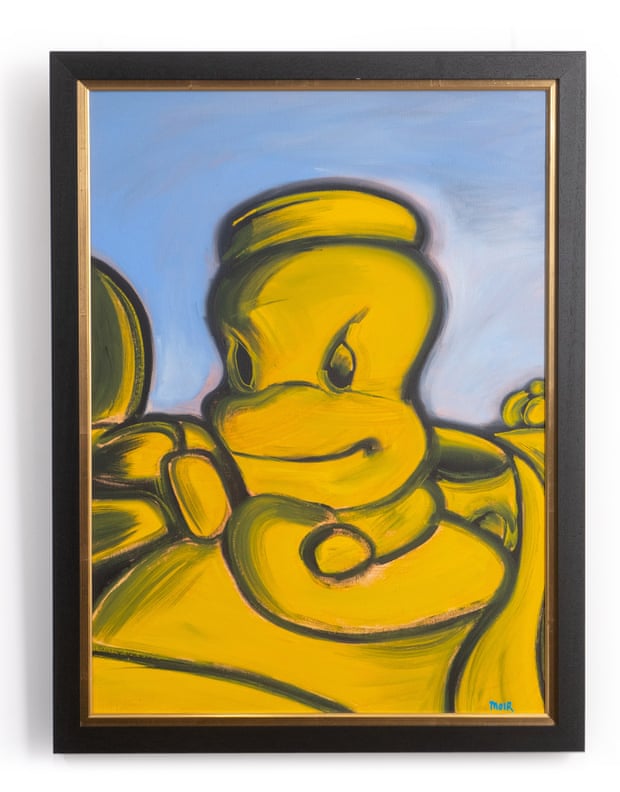 The face depicted in Brimham Rocks (yellow) is a ringtone for Ghostbusters' Stay Puft.