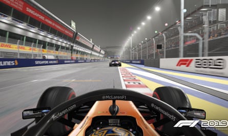 The Singapore track in F1 2019.