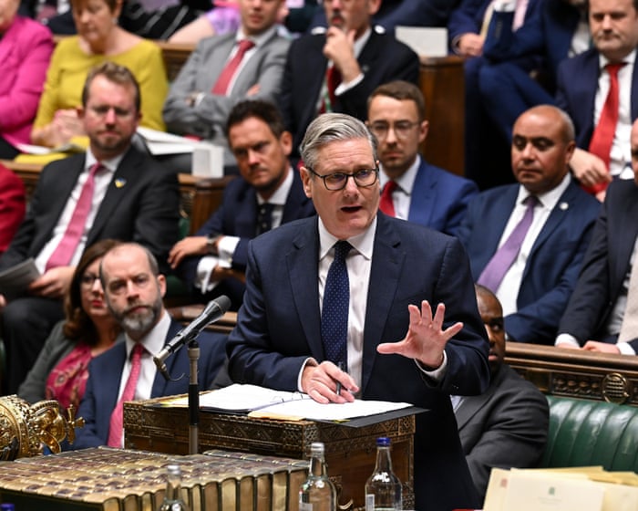 Starmer refuses to say he is committed to manifesto pledges not to raise income tax, national insurance or VAT – UK politics live