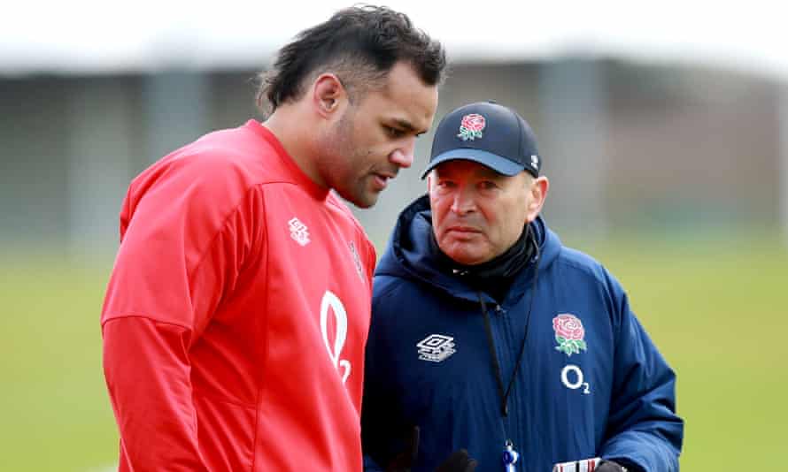 Billy Vunipola dan Eddie Jones