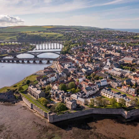 Berwick-upon-Tweed from the air