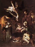 Nativity with St Francis and St Lawrence, 1609 by Caravaggio.