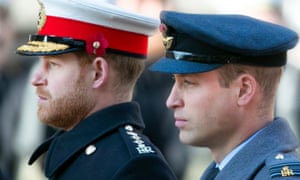 Prince William (right) expressed sadness at the rift with his brother.