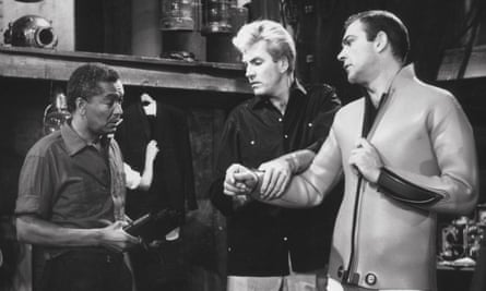 Earl Cameron, left, with Sean Connery, right, and Rick Van Nutter in Thunderball, 1965.