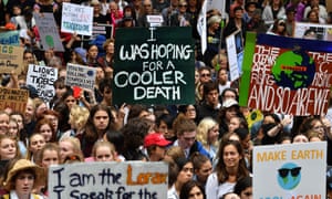 Some of the 30,000 protesters in Sydney.