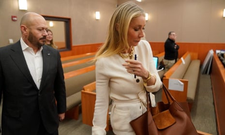 Gwyneth Paltrow in the Utah courtroom