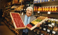 Antonio Carluccio in his Neal Street Restaurant in London in 1993.