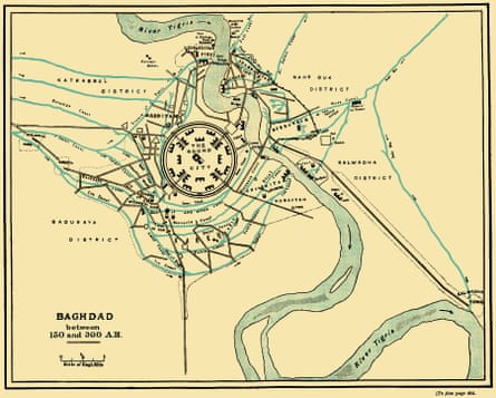 Illustration of Baghdad between 767 and 912.